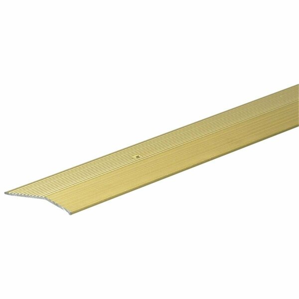 Swivel H1591FB-6 2 x 72 in. Fluted Aluminum Carpet Bar, Gold SW3350800